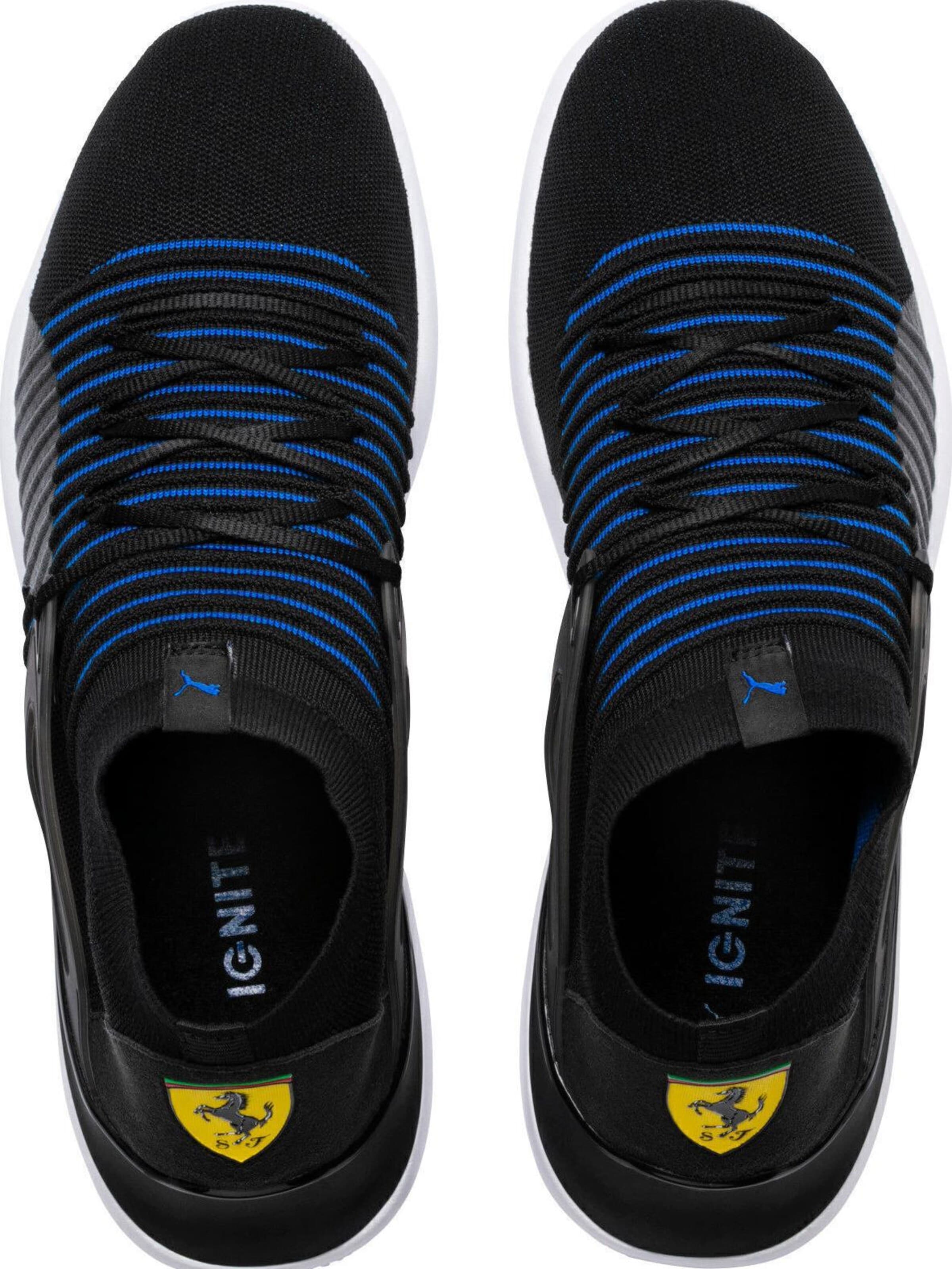 Scarpa sportiva 'Scuderia Ferrari Evo Cat Ii Sock Lace' di PUMA in nero
