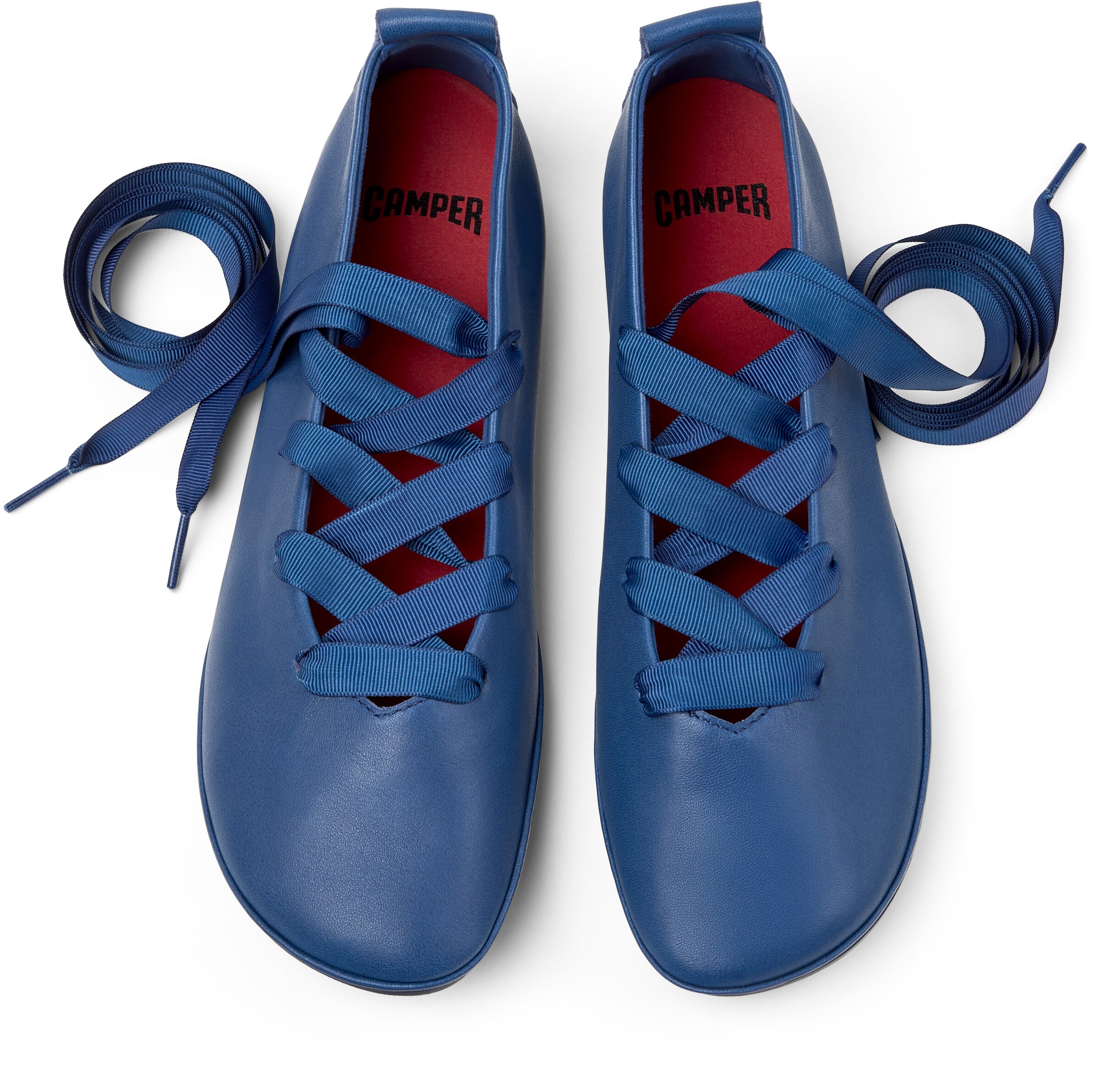 CAMPER Strap ballerina 'Right Nina' in Blue