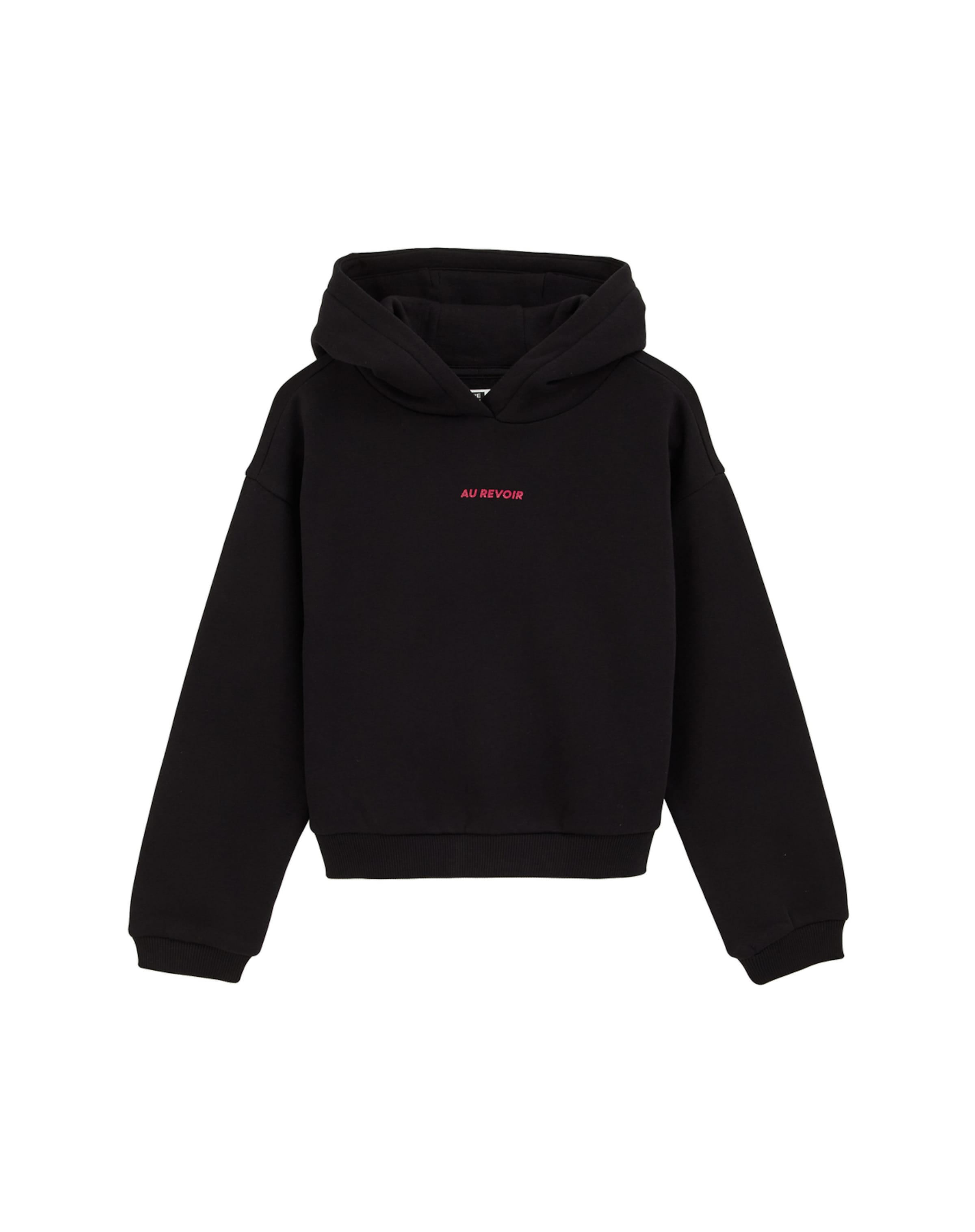 WE Fashion Mikina – černá: přední strana