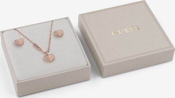 GUESS Schmuckset „Lovely Guess“ in Gold: predná strana