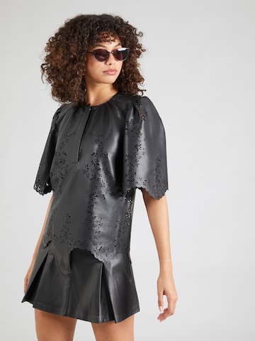 Munthe - Blusa 'MITUTTU' en negro: frente