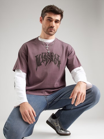 WEEKDAY Shirt 'Great' in Rood: voorkant