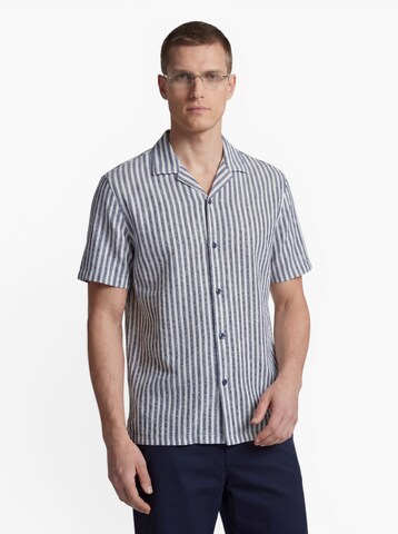 SELECTED Comfort fit Button Up Shirt 'SLHSAL' in Blue: front