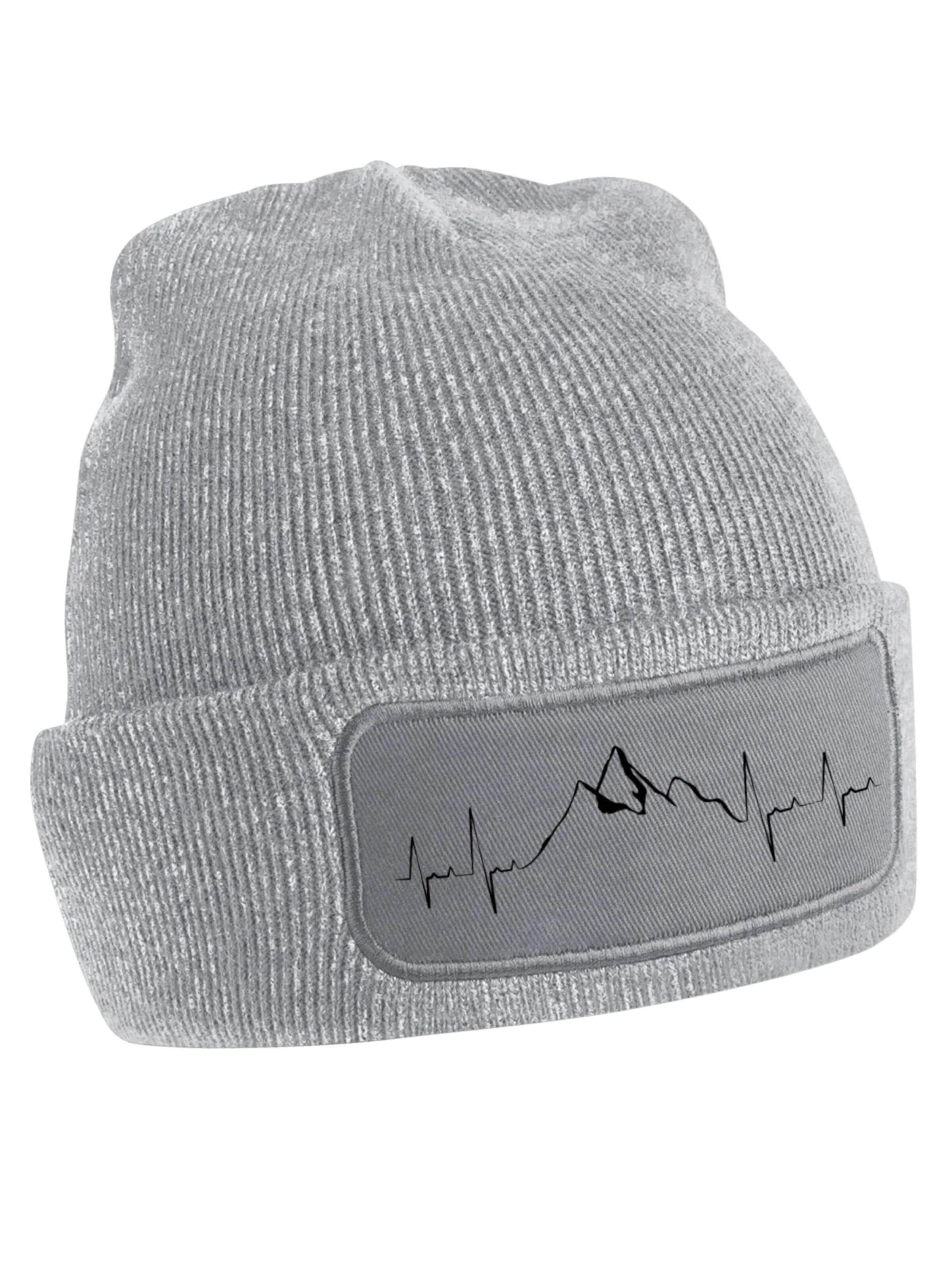 Youth Designz Mütze 'Heartbeat Mountain'‌‌‌ in Grau