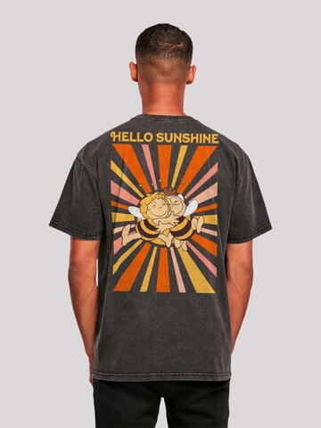 T-Shirt ' Heroes of Childhood' F4NT4STIC en noir