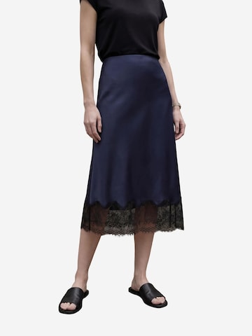 My fashion - Saia em azul: frente