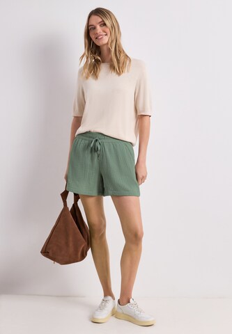 STREET ONE Loose fit Pants in Green