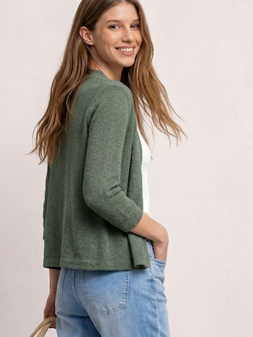 STREET ONE Knit Cardigan in Green