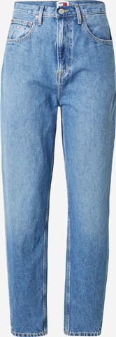 Tommy Jeans Tapered Jeans 'MOM JeansS' in Blauw: voorkant