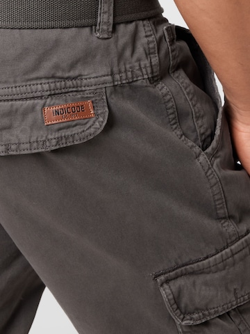 Regular Pantalon cargo 'Monroe' INDICODE JEANS en gris