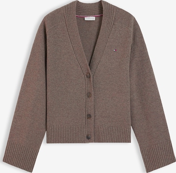 TOMMY HILFIGER Neuletakki värissä ruskea: etupuoli