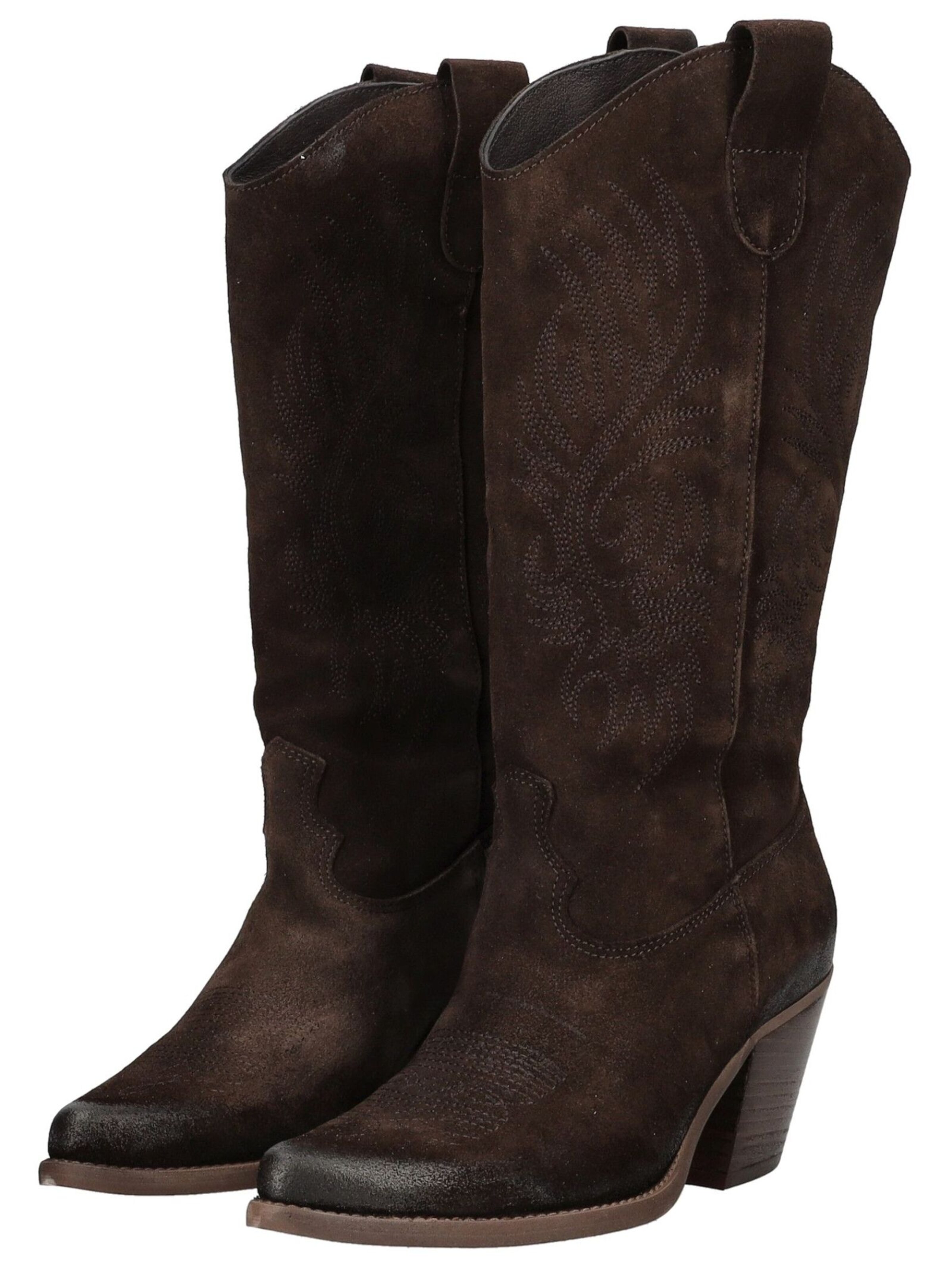FELMINI Cowboy Boots in Brown