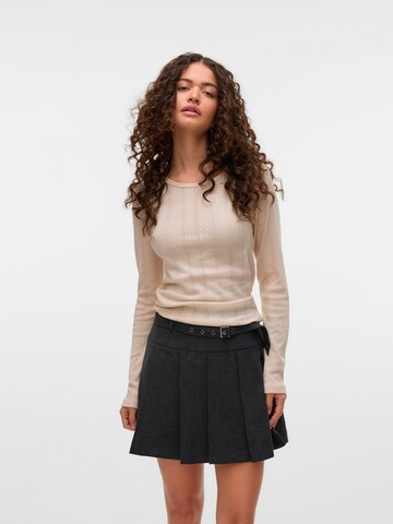 VERO MODA Shirt 'LISA' in Beige: voorkant
