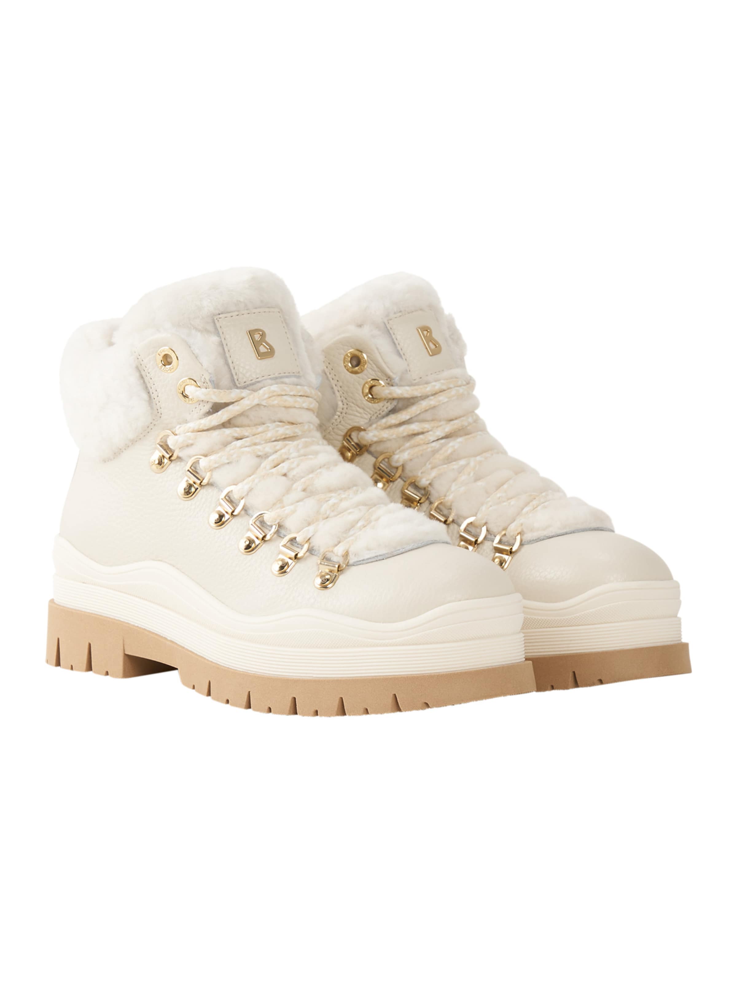 BOGNER Schnürstiefel 'Arosa' in Weiß