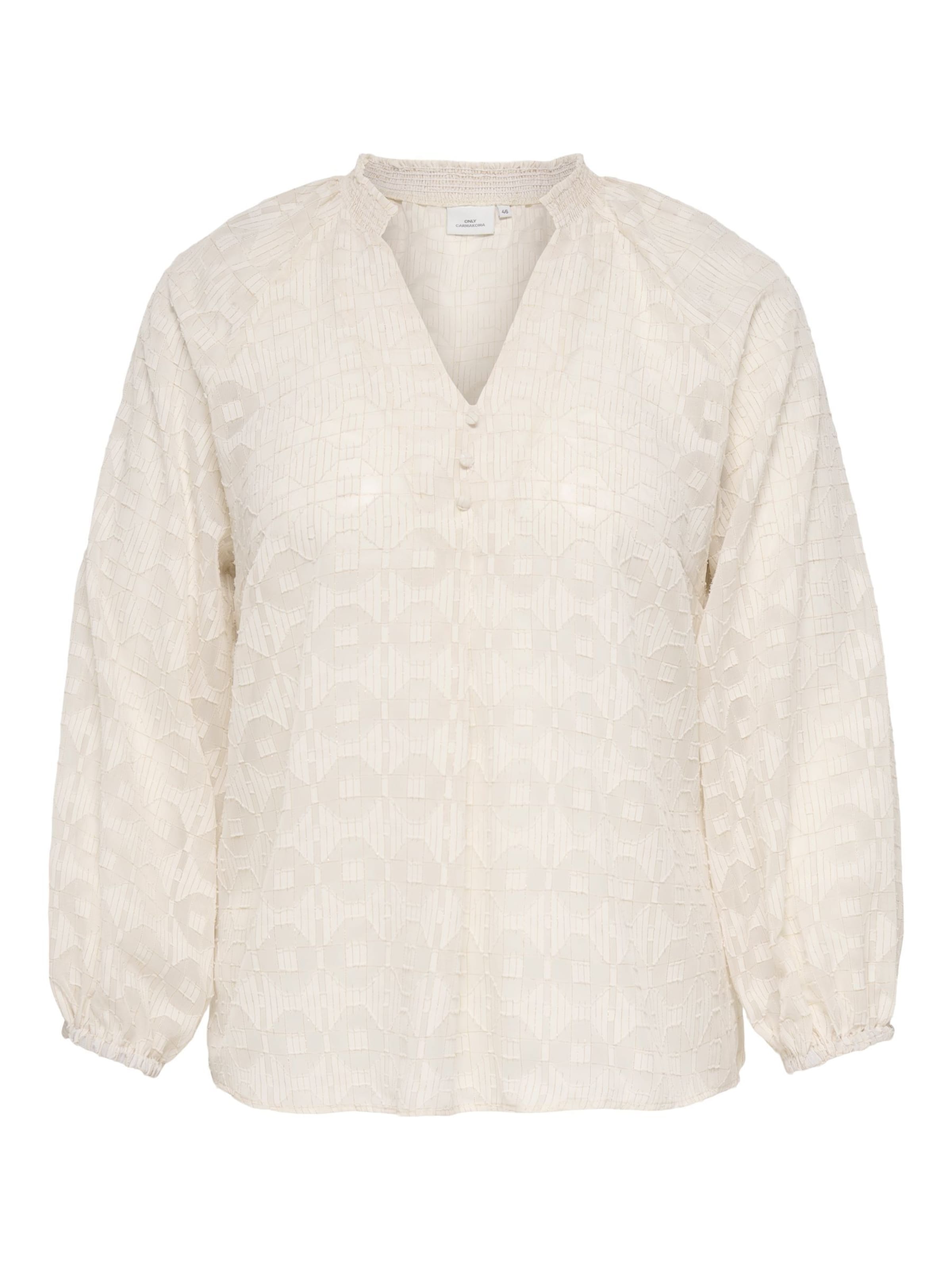 ONLY Carmakoma - Blusa 'CHLOEY' en beige: frente