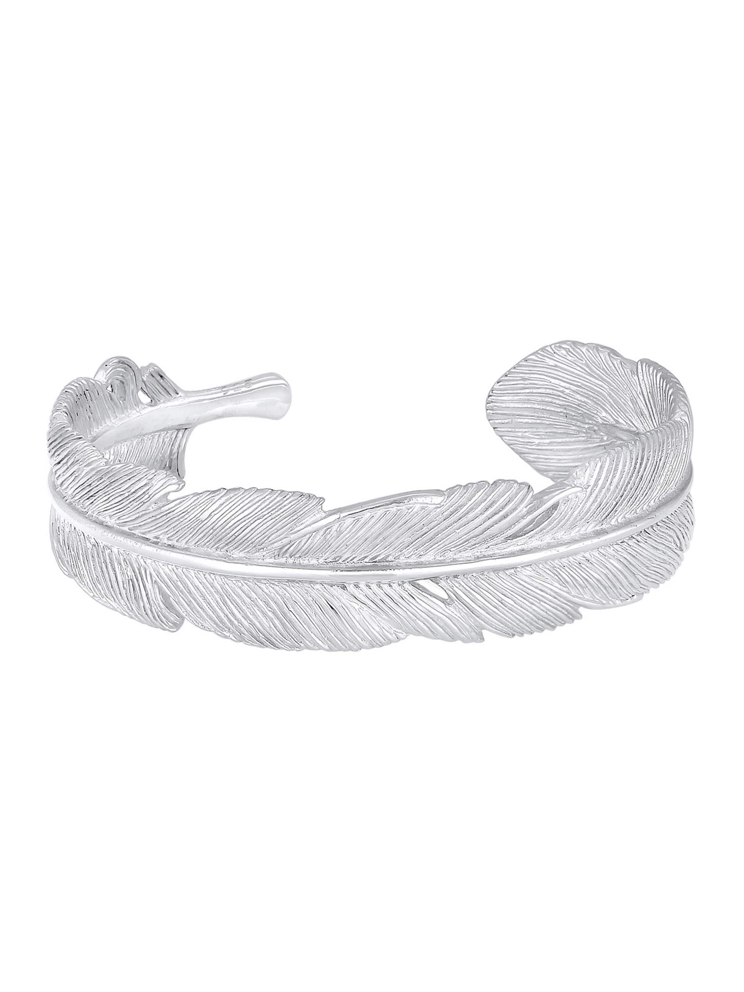 ELLI PREMIUM Armband in Silber: Vorderseite