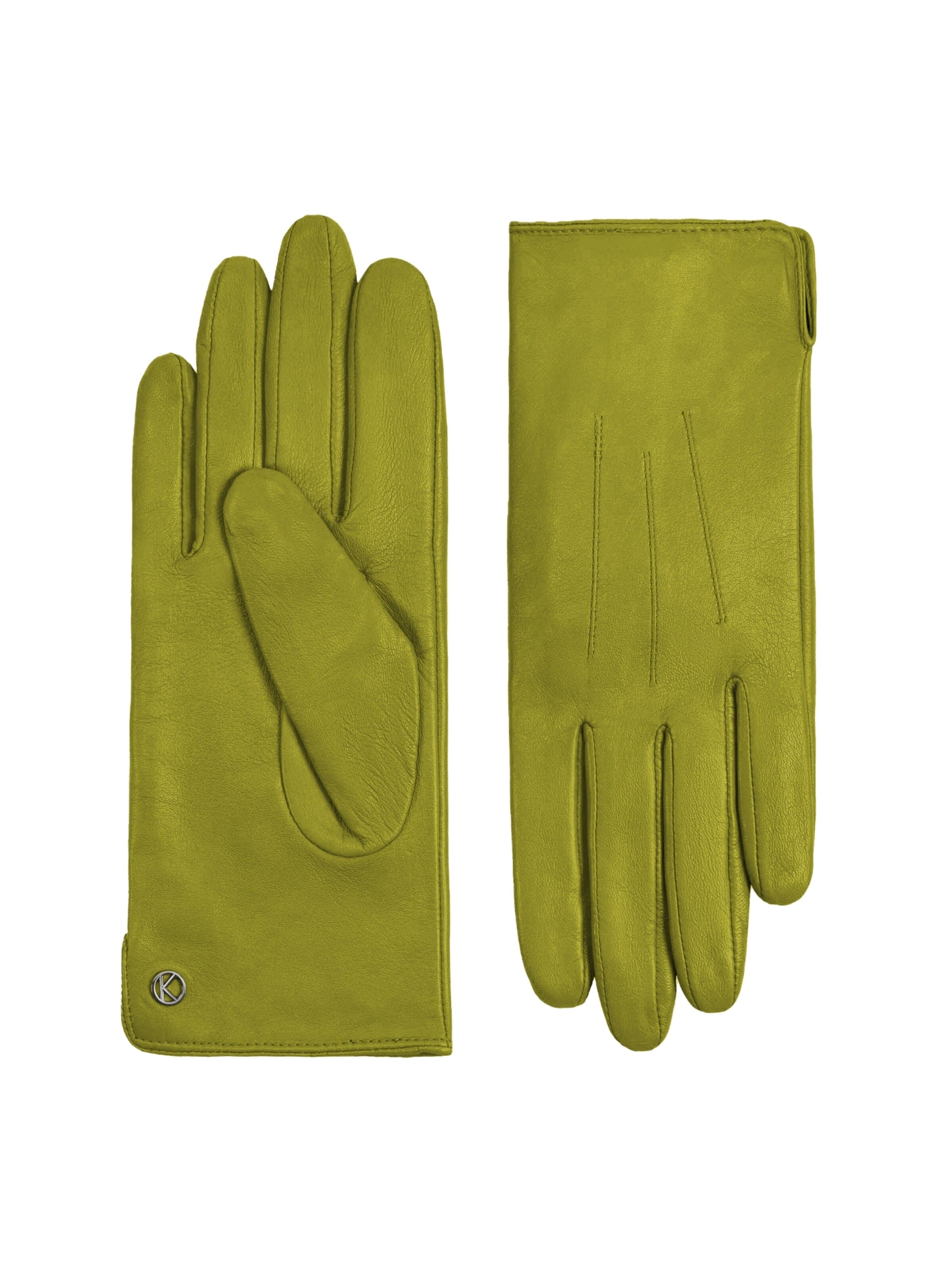 KESSLER Full Finger Gloves in Green: front