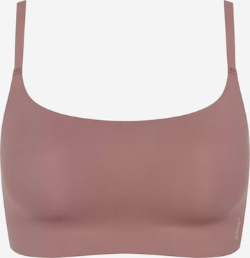 SLOGGI Bustier BH 'ZERO Feel 2.0' in Braun: predná strana