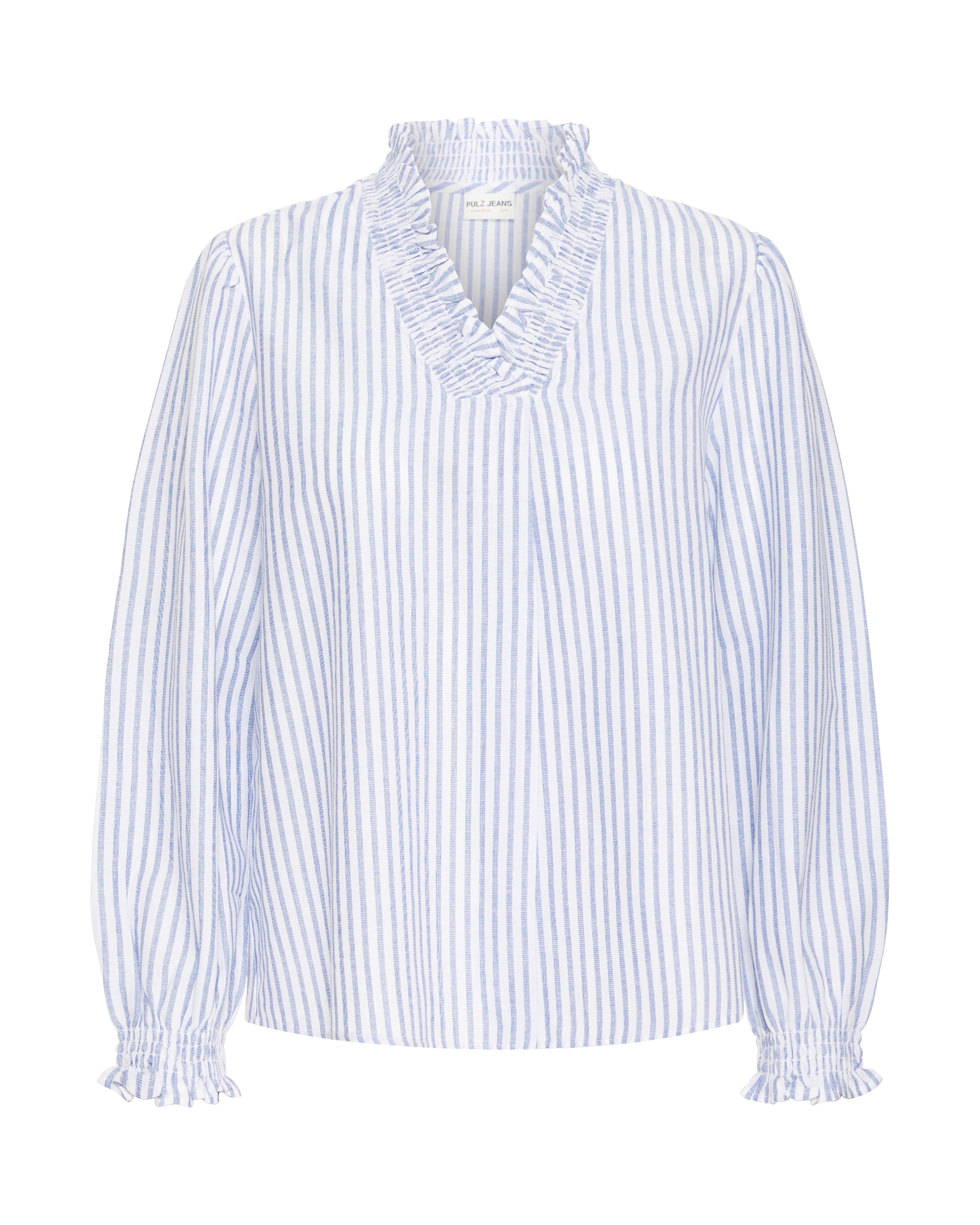 Pulz Blouse 'PZAUDREY' in Blauw: voorkant