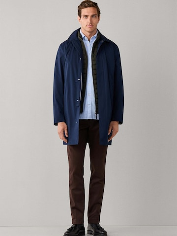 Hackett London Between-seasons coat in Blue