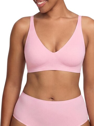 cfab by creamy fabrics BH 'Comfort Push-Up BH' in Roze: voorkant