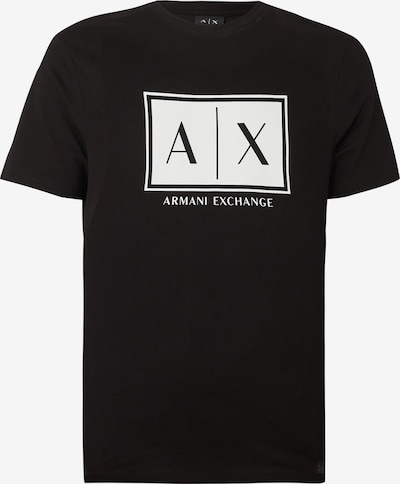 ARMANI EXCHANGE Majica u crna / bijela, Pregled proizvoda