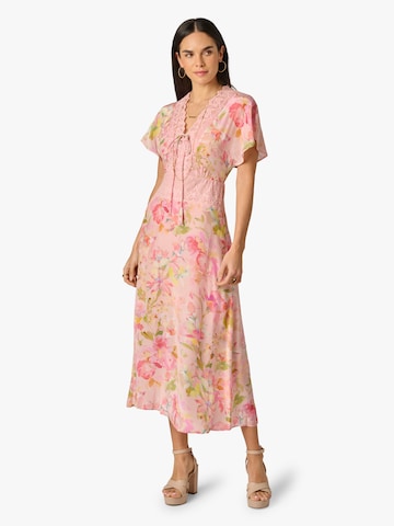 Adrianna Papell Zomerjurk in Roze: voorkant