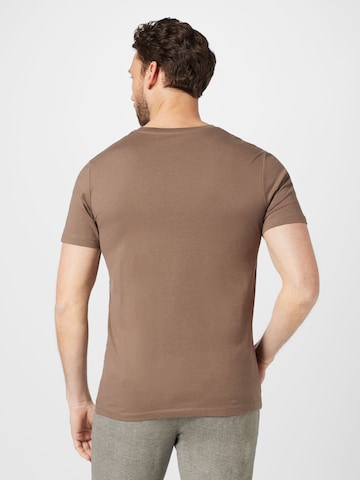 Coupe slim T-Shirt JACK & JONES en marron