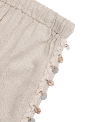MEETWEE Wide Leg Hose in Beige
