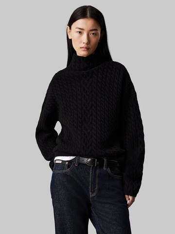 Calvin Klein Trui in Zwart: voorkant
