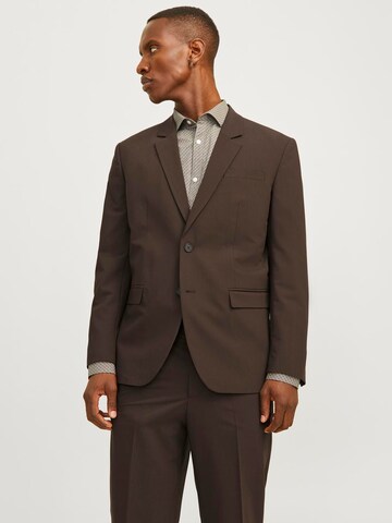 JACK & JONES Regularny krój Pintsak 'BUSHWICK HARRY' w kolorze brązowy: przód