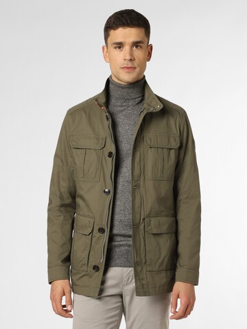 HECHTER PARIS Between-Season Jacket in Green: front