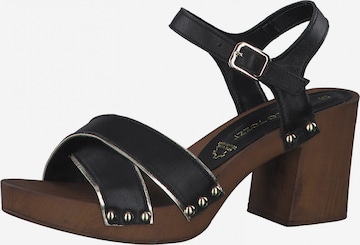 MARCO TOZZI Strap Sandals in Black: front