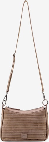 FREDsBRUDER Schoudertas 'Layer Likely' in Bruin: voorkant