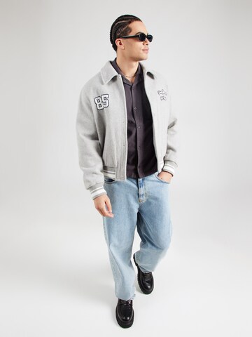 Regular fit Camicia di HOLLISTER in grigio