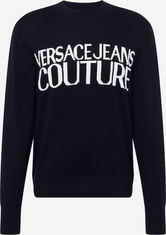 Pullover di Versace Jeans Couture in nero: frontale