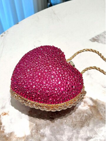 Tomshop24-7 Clutch 'Herz' in Pink