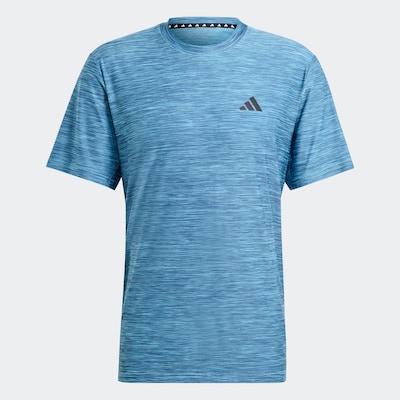 ADIDAS PERFORMANCE Functioneel shirt 'Essentials' in de kleur Blauw / Hemelsblauw / Zwart, Productweergave