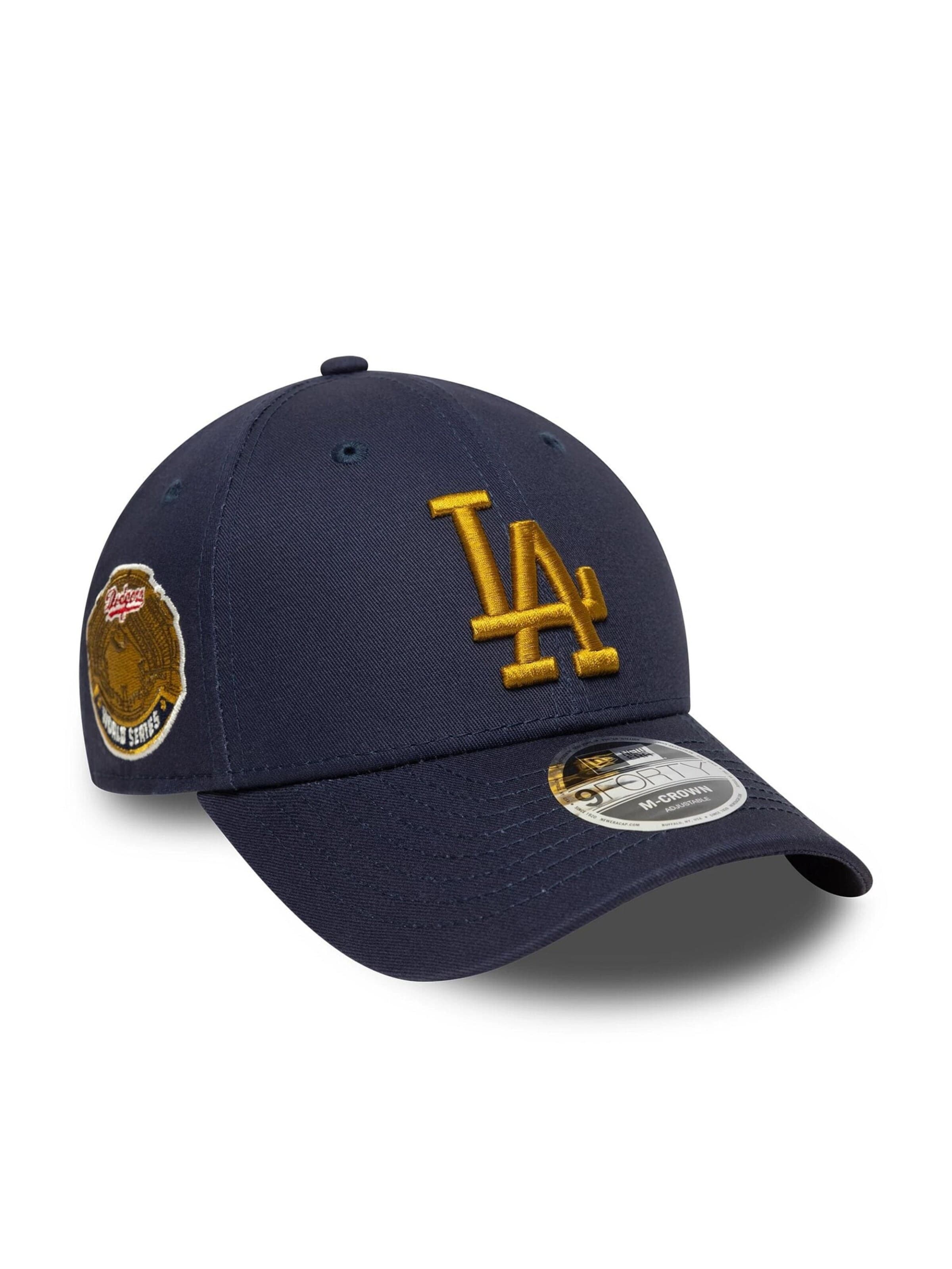 Casquette de sport '9FORTY M-Crown Los Angeles Dodgers MLB World Series Patch' NEW ERA en bleu : devant