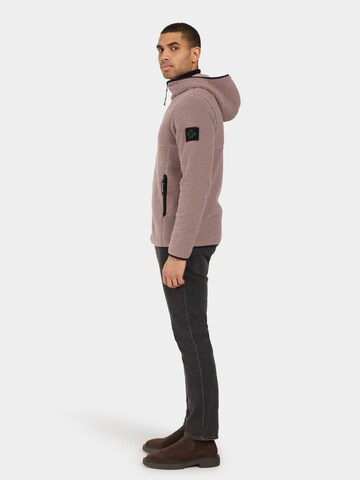 Veste en polaire fonctionnelle 'BROR USX FZ 3' Didriksons en marron