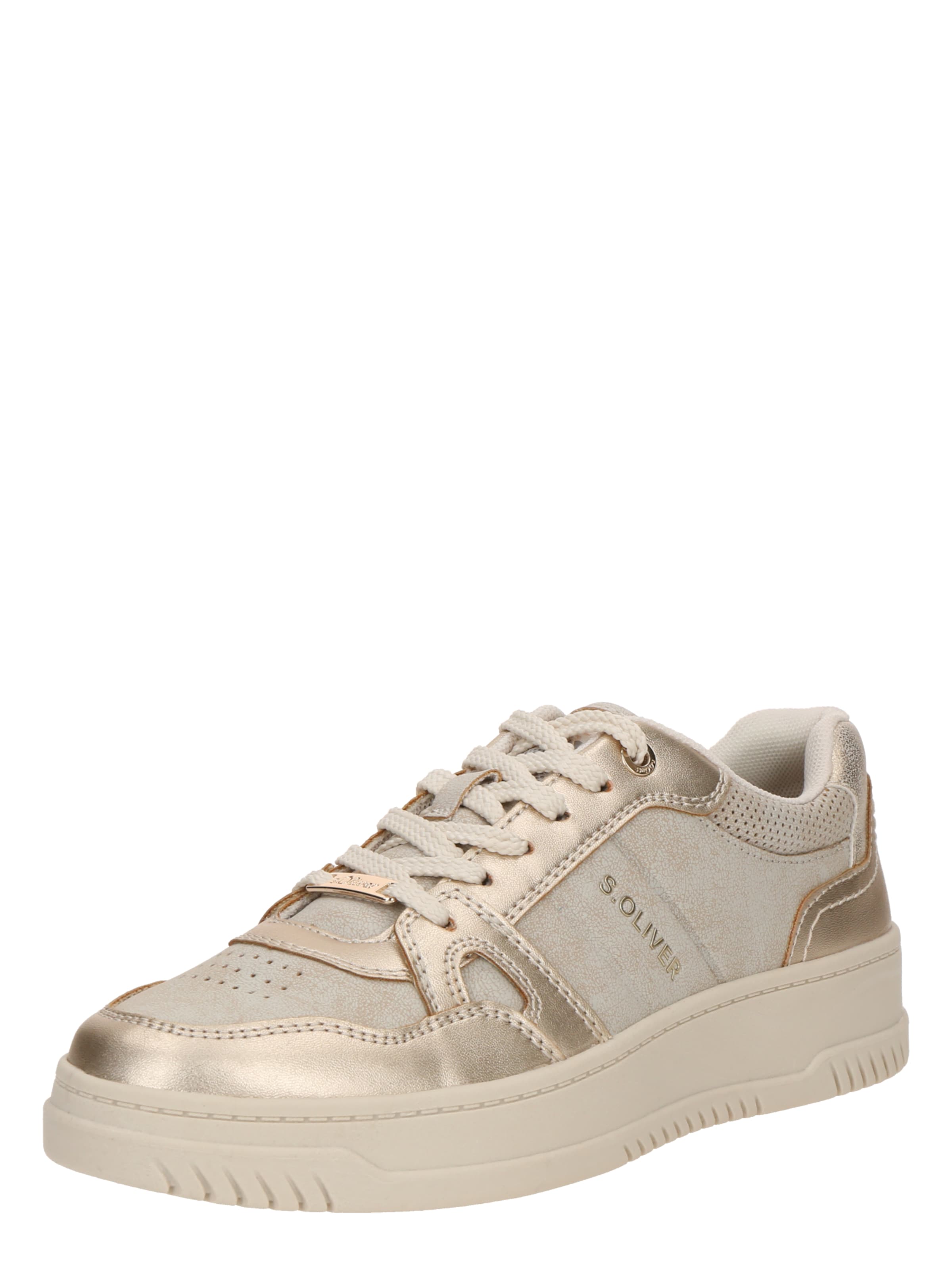 Sneaker bassa di s.Oliver in beige: frontale