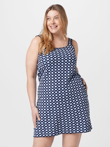 Cotton On Curve - Vestido de punto en azul: frente