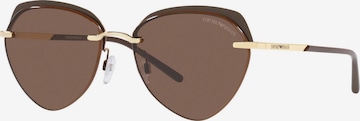 Emporio Armani Sunglasses '0EA2133 57 301373' in Gold: front