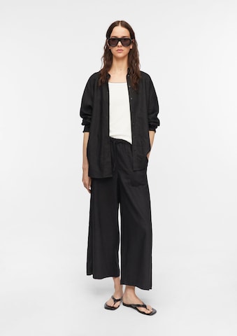 Wide Leg Pantalon COMMA en noir