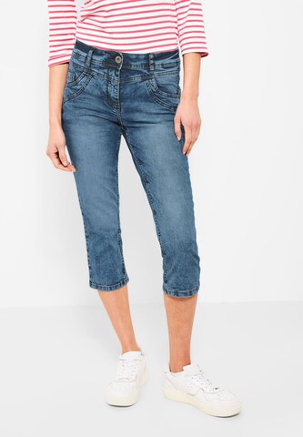 CECIL Slimfit Jeans 'Scarlett' in Blau: predná strana