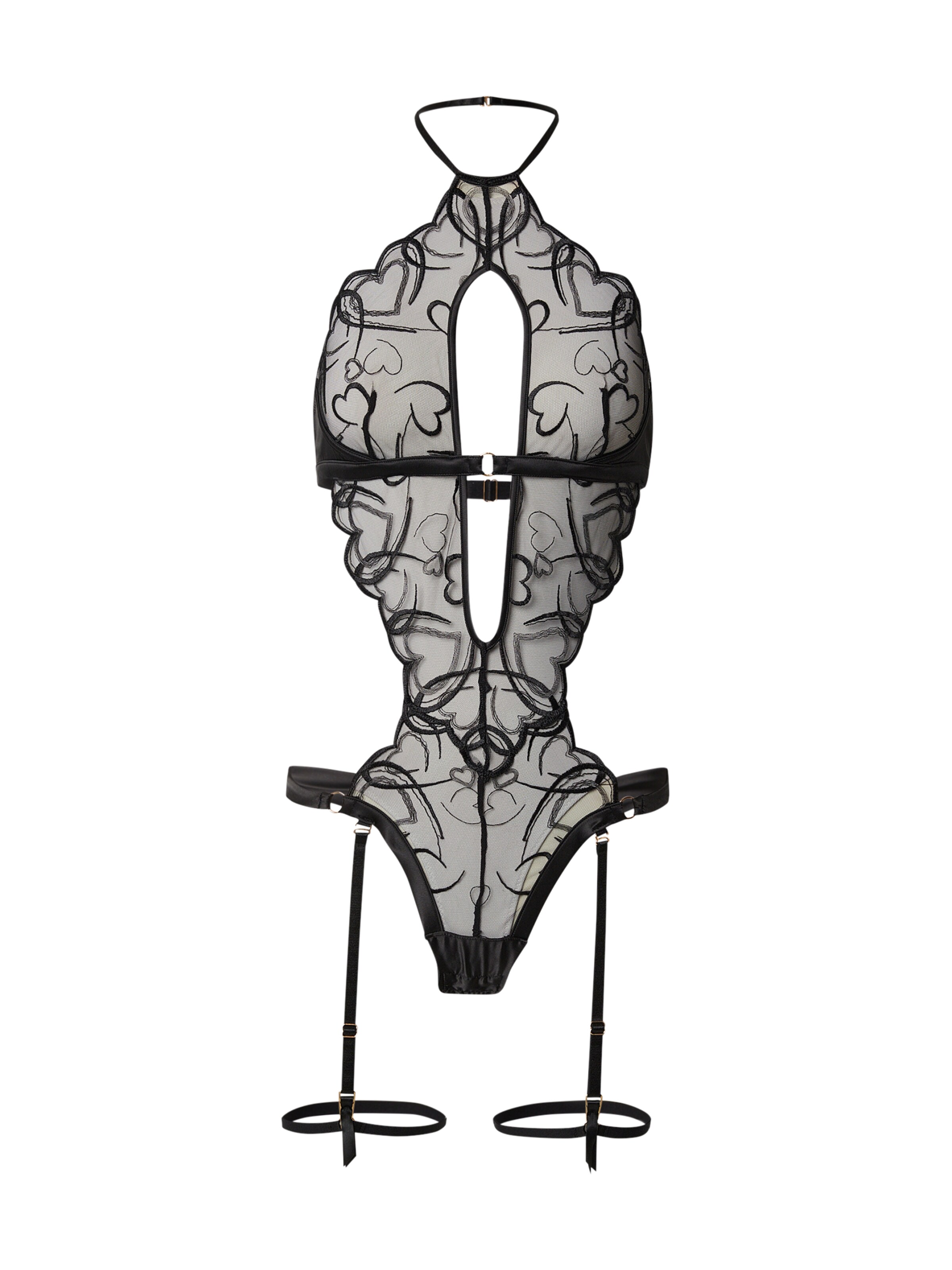 Hunkemöller Bodysuit 'Olivia' in Black: front