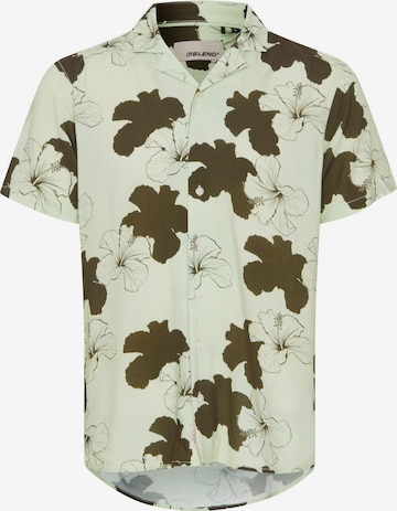 BLEND - Regular Fit Camisa em verde: frente