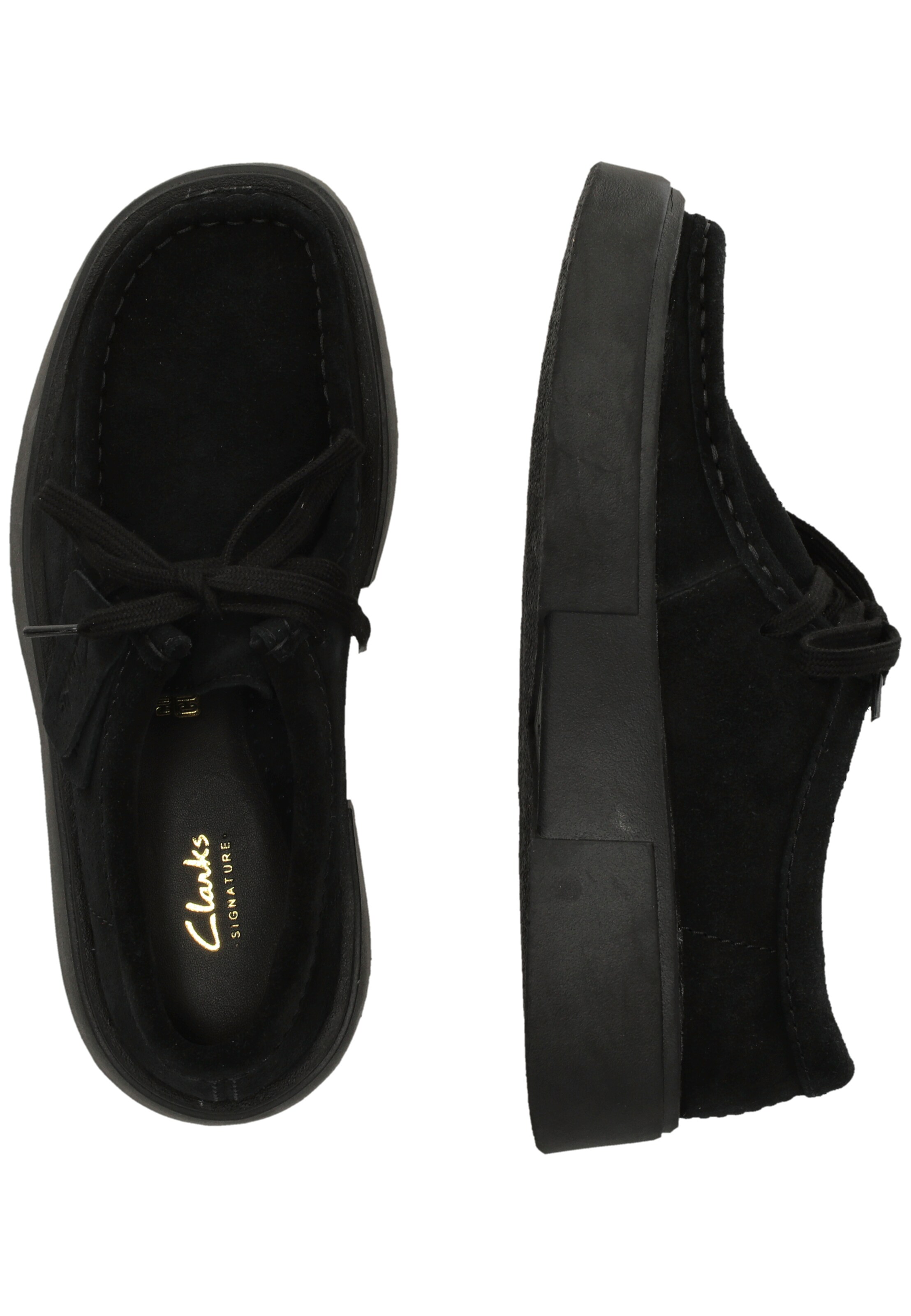 CLARKS Veterschoen 'Torview' in Zwart