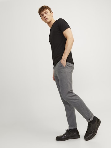 JACK & JONES Slim fit Chino trousers 'JPSTMarco JJFury' in Grey