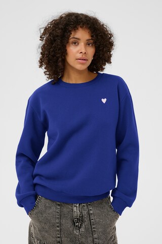 Kaffe Sweatshirt 'KAliddy' in Blue: front